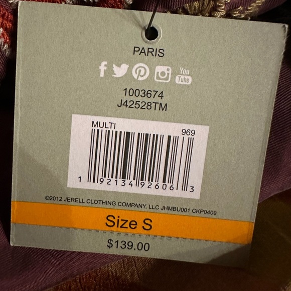 John Mark embroidered long sleeve shirt size S - Picture 12 of 14